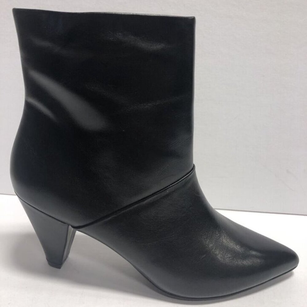 Farylrobin Women’s Mariana, Black Zip Booties, Size 9M